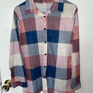 Plaid Button down shirt